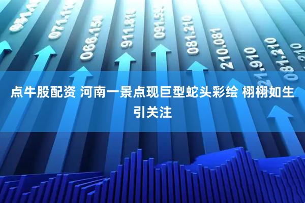 点牛股配资 河南一景点现巨型蛇头彩绘 栩栩如生引关注