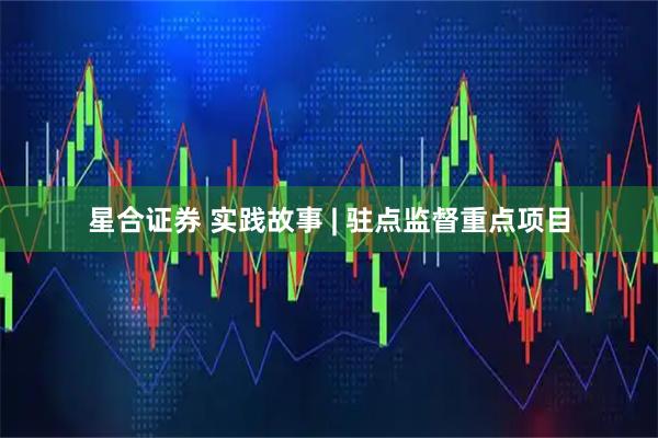 星合证券 实践故事 | 驻点监督重点项目