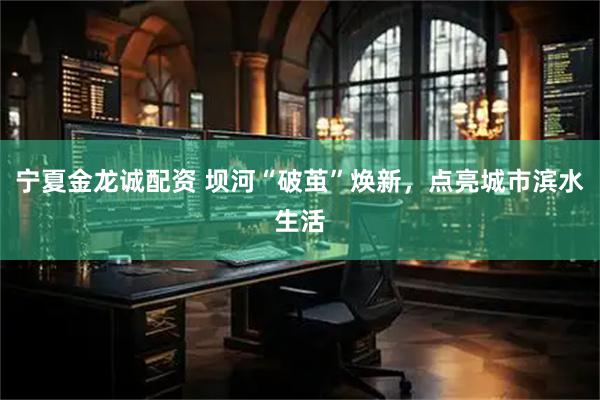 宁夏金龙诚配资 坝河“破茧”焕新，点亮城市滨水生活